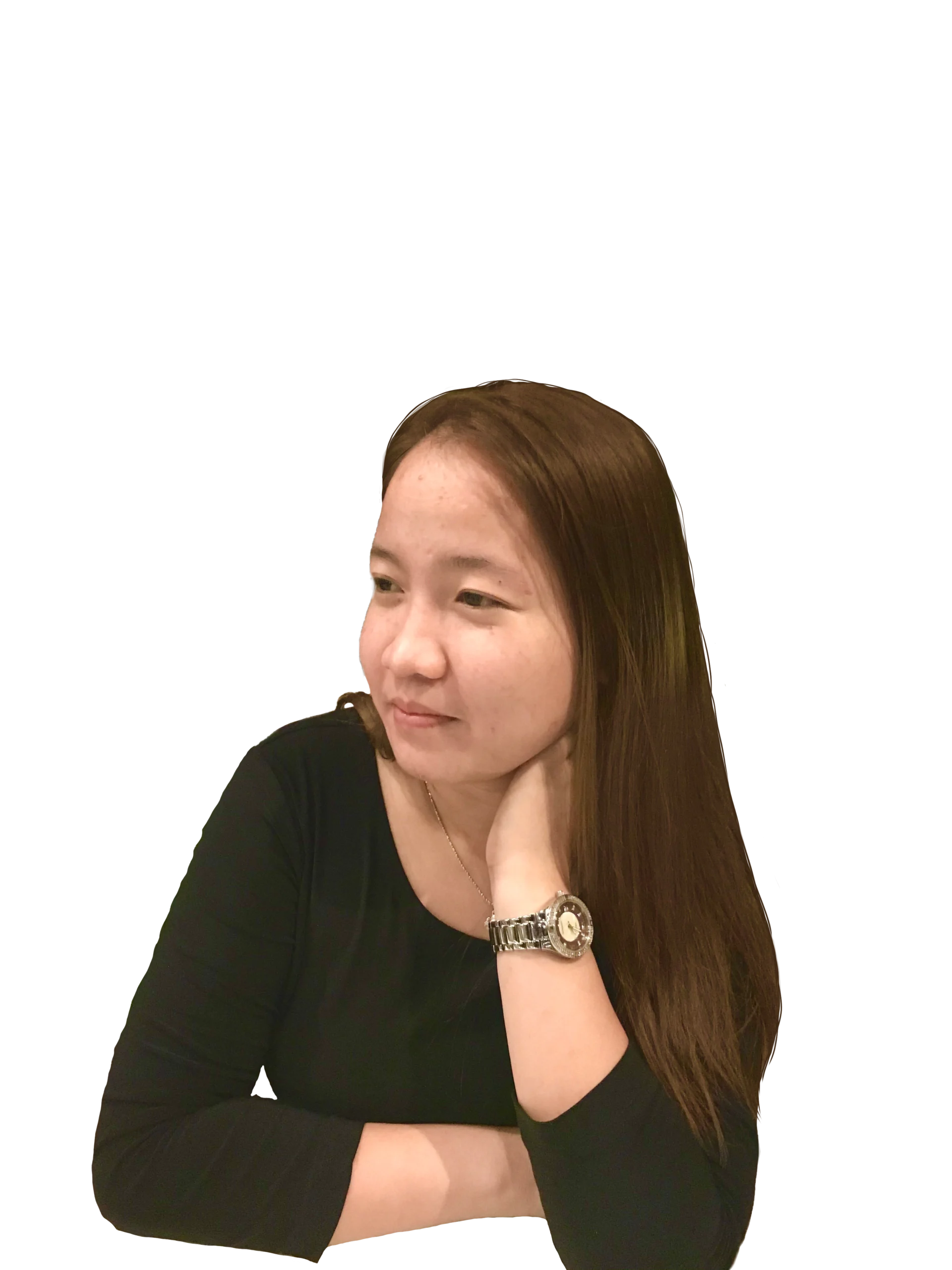 Edel Wesha Tima, SEO Specialist in the Philippines, working on website optimization.